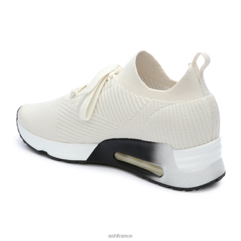 ASH baskets en résille et dentelle larsen 0HP8B17 gardénia