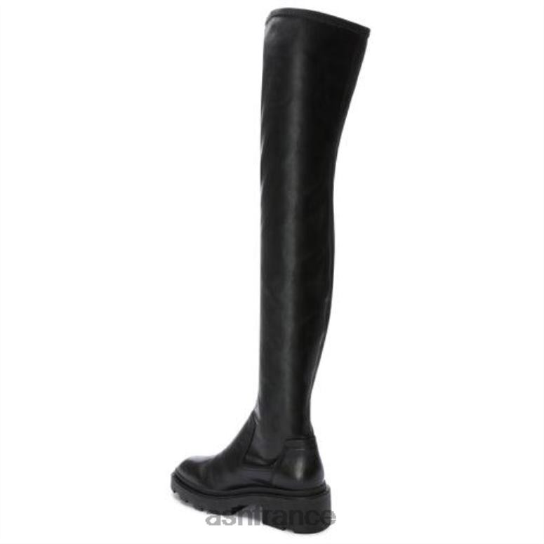 ASH botte au-dessus du genou stretch sophistiquée de manny s 0HP8B90 noir