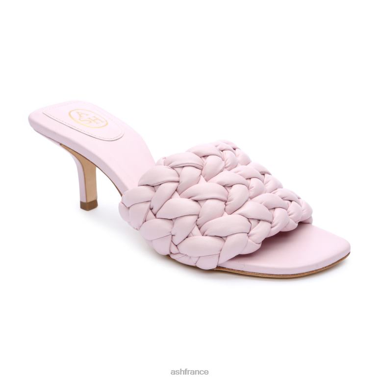 ASH sandale habillée à roses tissées 0HP8B64 cristal rose