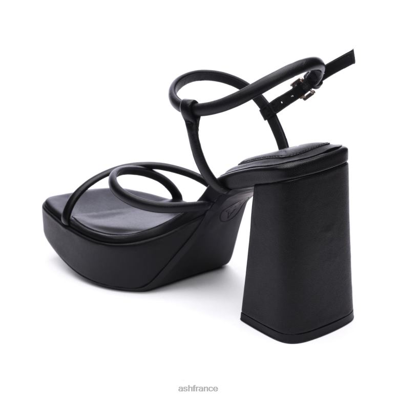 ASH sandale habillée à plateforme à lanières wanda bis 0HP8B46 noir