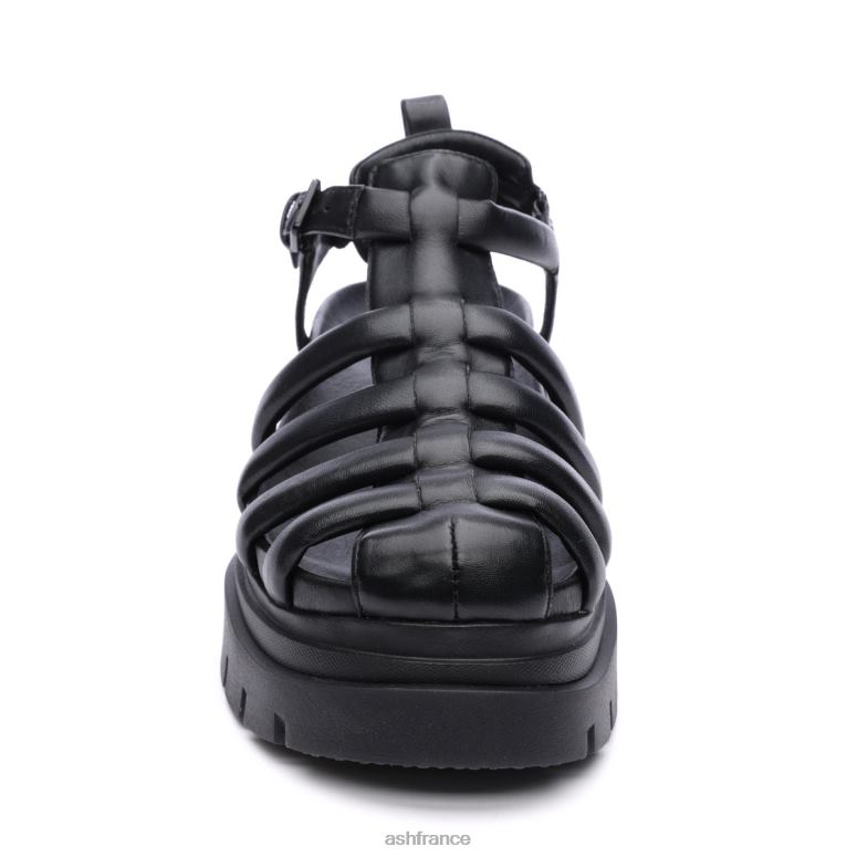 ASH sandale de pêcheur à semelle crantée de requin 0HP8B61 noir