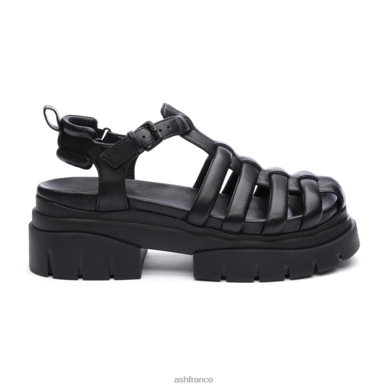 ASH sandale de pêcheur à semelle crantée de requin 0HP8B61 noir