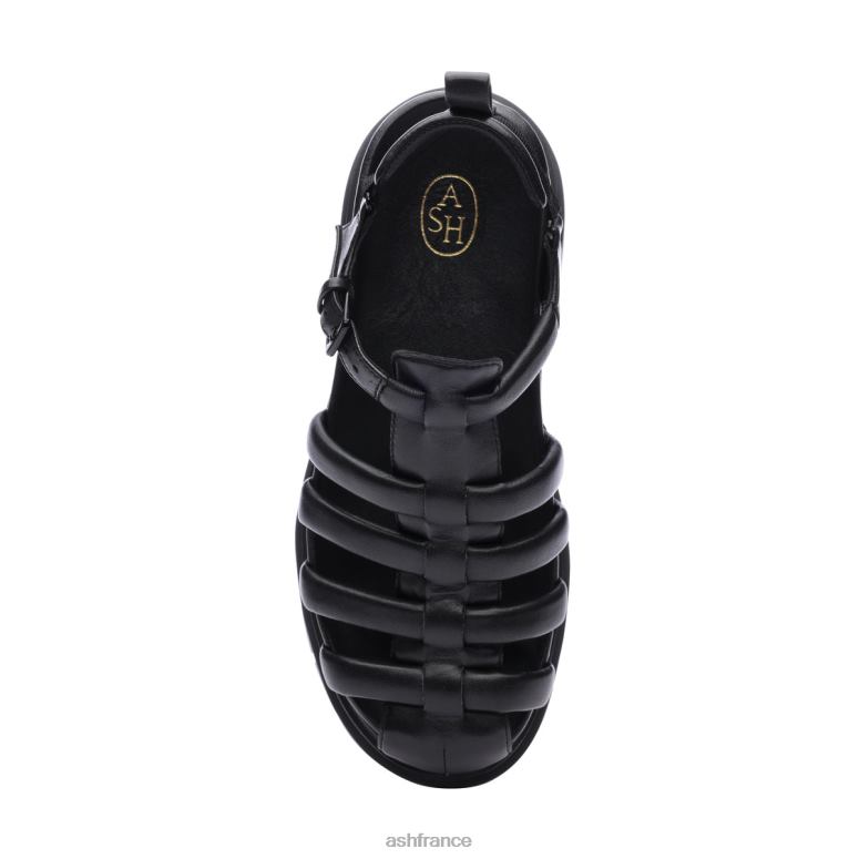 ASH sandale de pêcheur à semelle crantée de requin 0HP8B61 noir